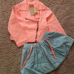 Set. jacket with skirt